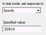 Pattern test tab options