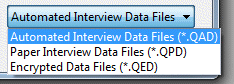  File|Transfer Multiple Data Files, Select File options