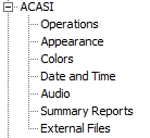 ACASI build options