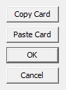 Copy and Paste Response Cards buttons