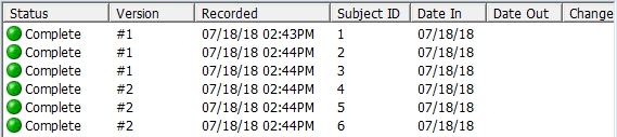 Status with Multiple versions