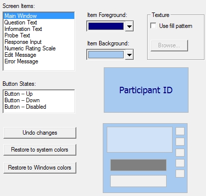 ACASI Build Options: Colors